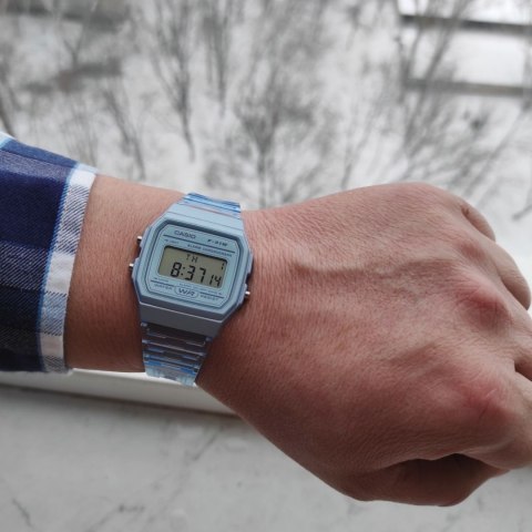 Zegarek Unisex Casio Retro Vintage F-91WS-2 (zd648b) + BOX Casio