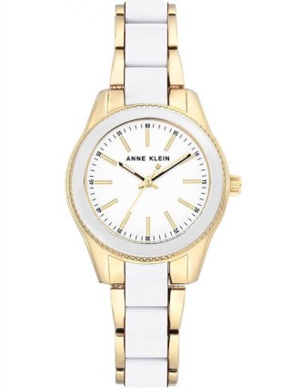 ZEGAREK DAMSKI Anne Klein Gold-Tone AK-3212WTGB + BOX Anne Klein