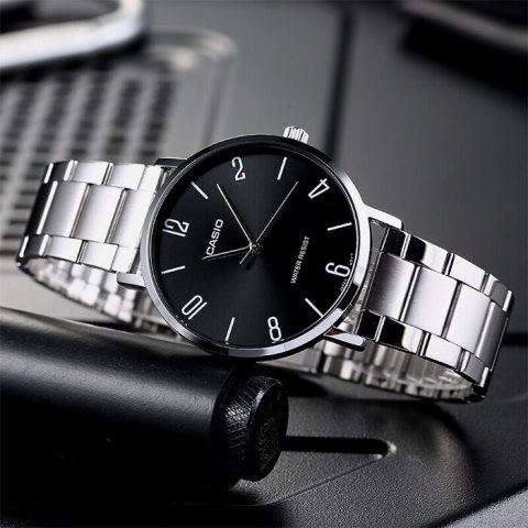 ZEGAREK MĘSKI CASIO MTP-VT01D-1B2 (zd165i) + BOX Casio