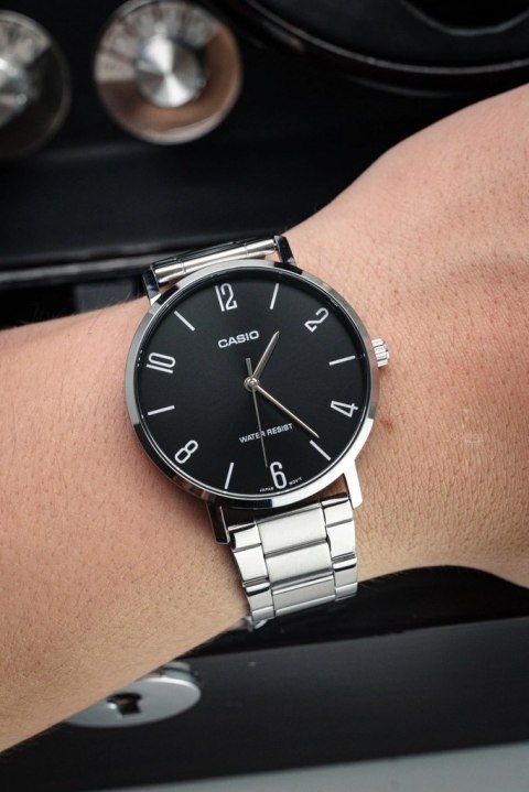 ZEGAREK MĘSKI CASIO MTP-VT01D-1B2 (zd165i) + BOX Casio
