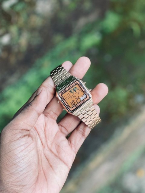 ZEGAREK MĘSKI CASIO VINTAGE A500WGA-9DF (zd158d) + BOX Casio