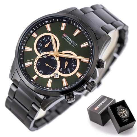 ZEGAREK MĘSKI PERFECT M510CH-04 - CHRONOGRAF (zp386d) + BOX Perfect