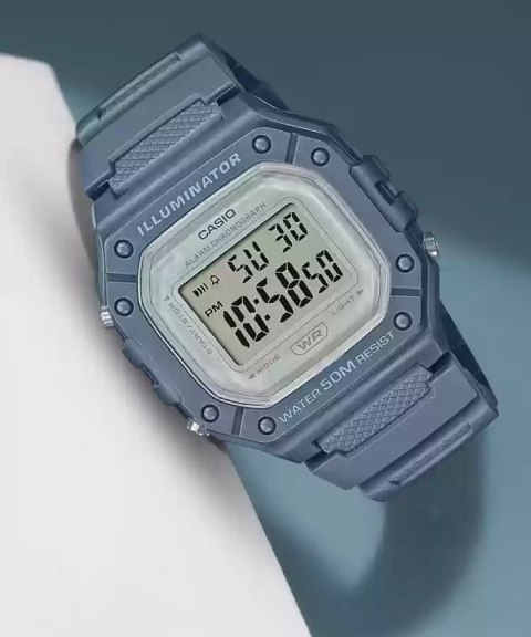 Zegarek Męski Casio W-218HC-2AVDF ( zd208g) + BOX Casio