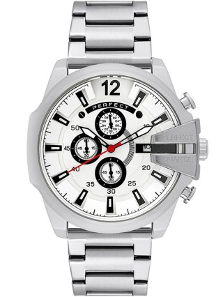ZEGAREK MĘSKI PERFECT M513CH-01 - CHRONOGRAF (zp387b) + BOX Perfect