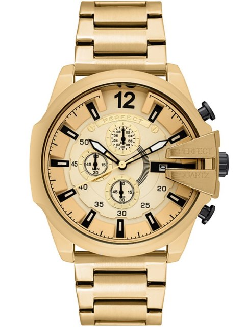 ZEGAREK MĘSKI PERFECT M513CH-05 - CHRONOGRAF (zp387d) + BOX Perfect