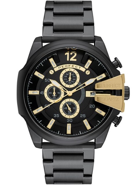 ZEGAREK MĘSKI PERFECT M513CH-07 - CHRONOGRAF (zp387a) + BOX Perfect