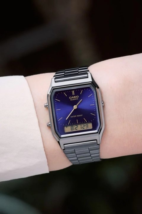 ZEGAREK UNISEX CASIO Vintage AQ-230GG-2A + BOX Casio