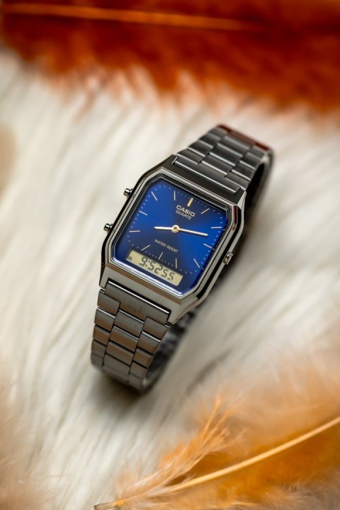 ZEGAREK UNISEX CASIO Vintage AQ-230GG-2A + BOX Casio