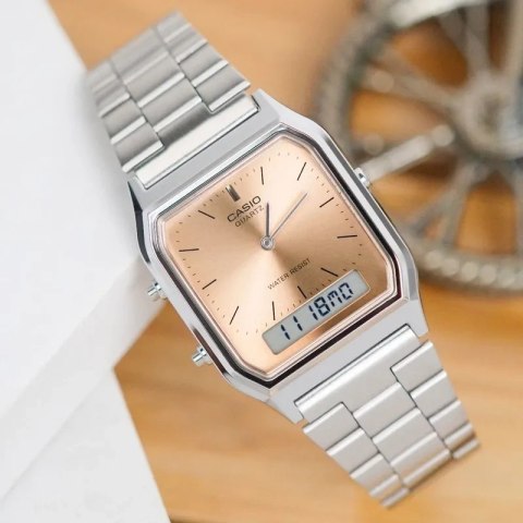 ZEGAREK UNISEX CASIO Vintage AQ-230A-4AMQYDF + BOX Casio