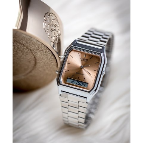 ZEGAREK UNISEX CASIO Vintage AQ-230A-4AMQYDF + BOX Casio