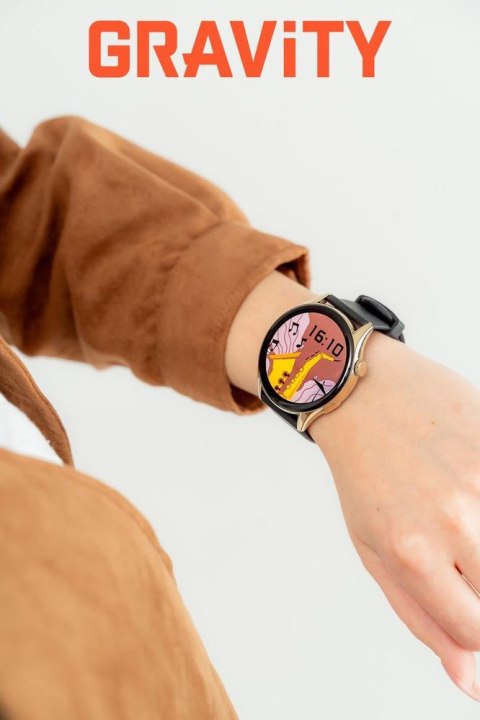 SMARTWATCH DAMSKI GRAVITY GT11-1 - AMOLED, DODATKOWY PASEK (sg044a) Gravity