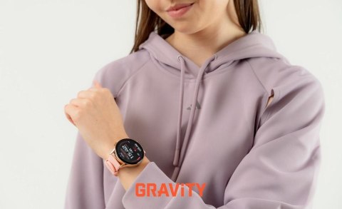 SMARTWATCH DAMSKI GRAVITY GT11-5 - AMOLED, DODATKOWY PASEK (sg044e) Gravity