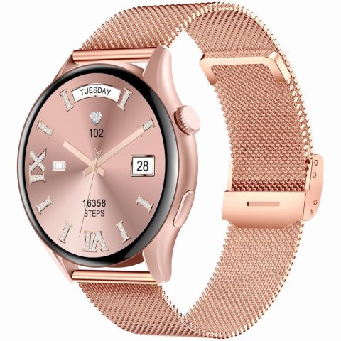 SMARTWATCH DAMSKI GRAVITY GT11-6 - AMOLED, DODATKOWY PASEK (sg044f) Gravity