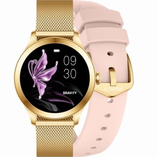 SMARTWATCH DAMSKI GRAVITY GT25-1 PRO - AMOLED, DODATKOWY PASEK (sg039a) Gravity