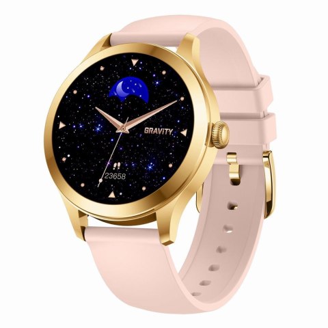 SMARTWATCH DAMSKI GRAVITY GT25-1 PRO - AMOLED, DODATKOWY PASEK (sg039a) Gravity