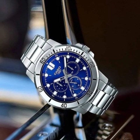 ZEGAREK MĘSKI CASIO MTP-VD300D-2E (zd268b) + BOX Casio