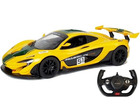 Auto McLaren P1 GTR Samochód Zdalnie Sterowany RC Rastar Żółty 1:14 Rastar