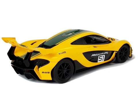 Auto McLaren P1 GTR Samochód Zdalnie Sterowany RC Rastar Żółty 1:14 Rastar