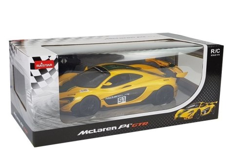 Auto McLaren P1 GTR Samochód Zdalnie Sterowany RC Rastar Żółty 1:14 Rastar