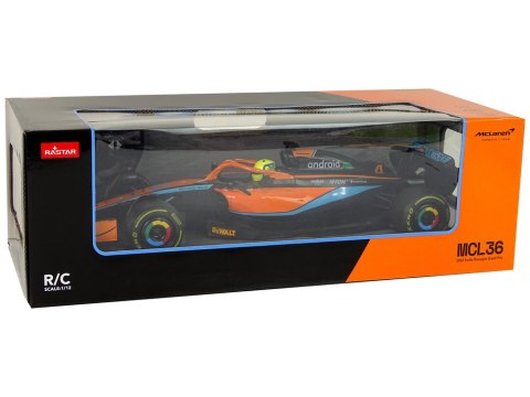 Auto Wyścigowe McLaren F1 Zdalnie Sterowany RC Rastar Pomarańczowy 1:12 Rastar