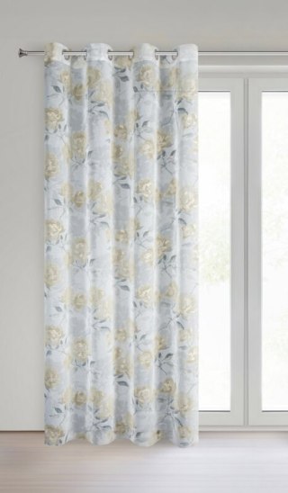 FIRANA GOTOWA INARI 140 X 250 CM SREBRNY