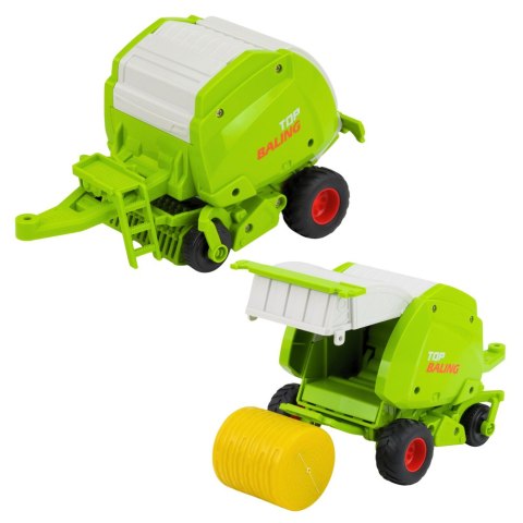 Traktor Rolniczy Farmerski Zdalnie Sterowany RC Z Prasą Do Balotów 1:24 LEAN Toys