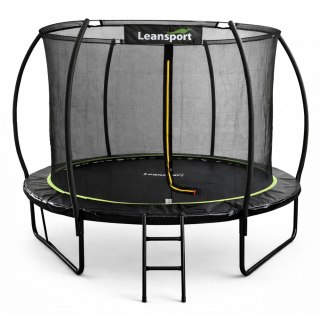 Trampolina Ogrodowa LEAN Z Siatką Wewnętrzną Czarno-Zielona 183CM 6FT LEAN Sport
