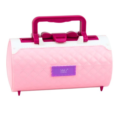 Zestaw Piękności Do Makijażu i Paznokci Kosmetyki Cienie Lakiery Kuferek LEAN Toys