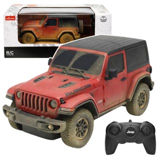 Auto JEEP Wrangler Rubicon-Muddy Zdalnie Sterowane RC Czerwone Rastar 1:24 Rastar