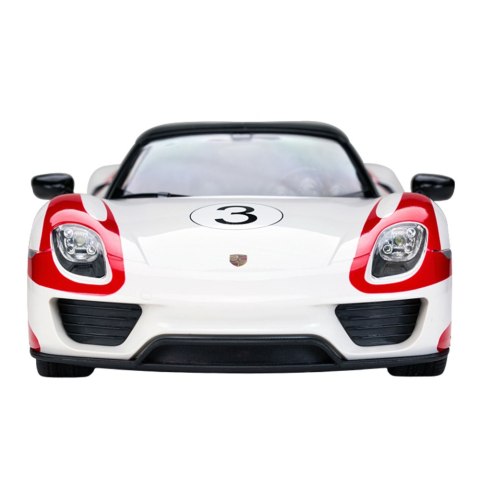 Auto Porsche 918 Spyder Performance Zdalnie Sterowane RC Białe Rastar 1:14 Rastar
