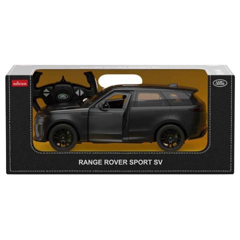 Auto Range Rover Sport SV Zdalnie Sterowane RC Czarne Rastar 1:14 Rastar
