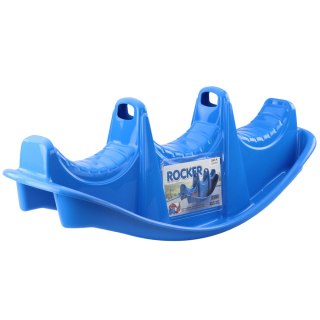 Bujak Trzyosobowy Rocker Hipopotam Naklejki Niebieski 2080 Dorex