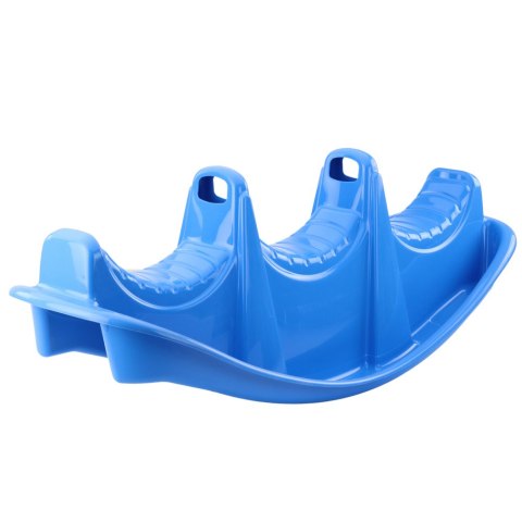 Bujak Trzyosobowy Rocker Hipopotam Naklejki Niebieski 2080 Dorex