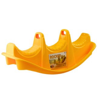 Bujak Trzyosobowy Rocker Pies Kołyska Naklejki Żółty 2080 Dorex