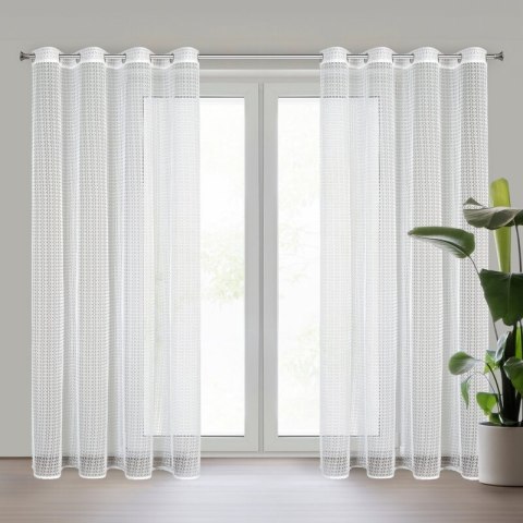 ZASŁONA GOTOWA LARA 140 X 250 CM BIAŁY