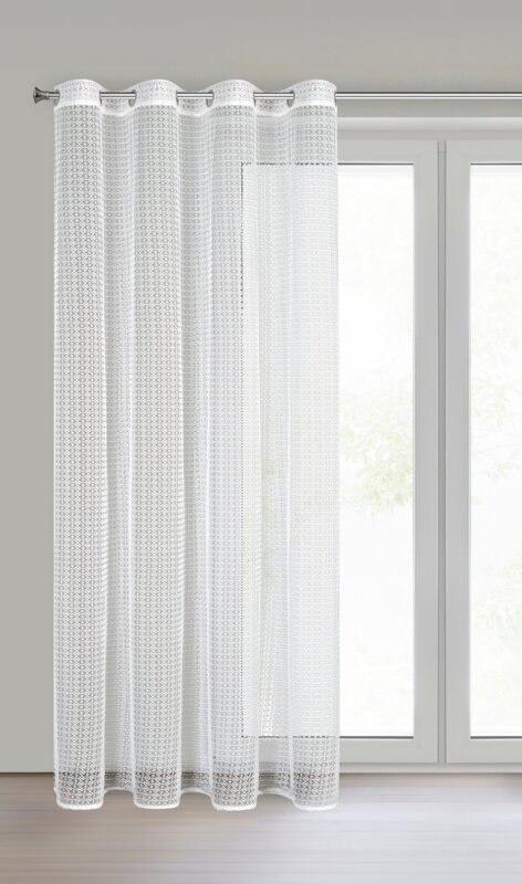 ZASŁONA GOTOWA LARA 140 X 250 CM BIAŁY