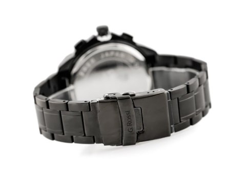 ZEGAREK MĘSKI G. ROSSI - BLUES (zg094g) black/rose + BOX G. Rossi