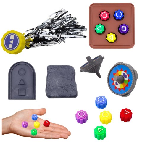 Zestaw 4 Gier Squid Game Tradycyjne Koreańskie Gry Kości Bączek LEAN TOYS