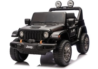 Pojazd Na Akumulator Jeep Rubicon 4x4 DK-JWR556 4x200W 24V Czarny LEAN CARS