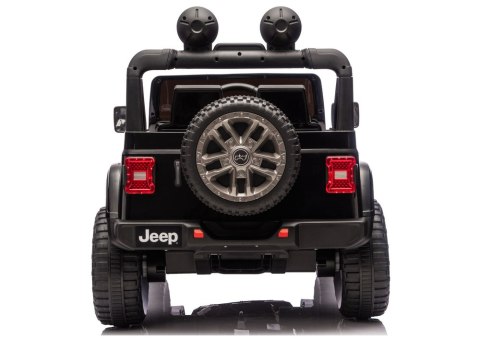 Pojazd Na Akumulator Jeep Rubicon 4x4 DK-JWR556 4x200W 24V Czarny LEAN CARS