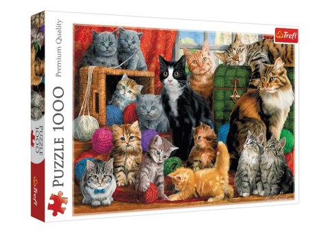 Puzzle - 1000 - Kocie Spotkanie - Trefl 10555 Trefl Puzzle