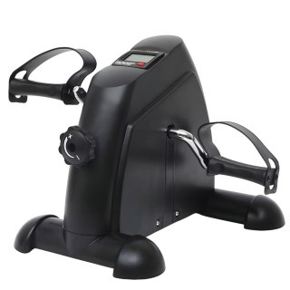 Mini Rowerek Treningowy Rotor Rehabilitacyjny 2w1 Wyświetlacz LCD Czarny LEAN