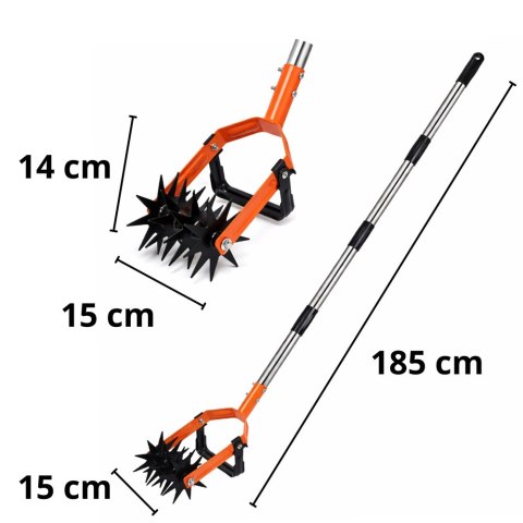 Opielacz Ogrodowy Obrotowy Do Pielenia Spulchniania Gleby Regulowany LEAN