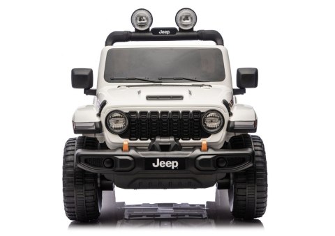 Pojazd Na Akumulator Jeep Rubicon 4x4 DK-JWR556 4x200W 24V Biały LEAN CARS