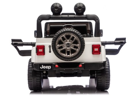 Pojazd Na Akumulator Jeep Rubicon 4x4 DK-JWR556 4x200W 24V Biały LEAN CARS