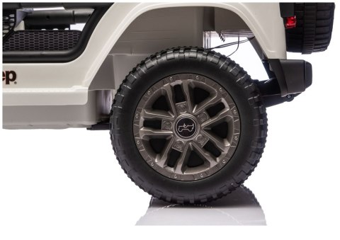 Pojazd Na Akumulator Jeep Rubicon 4x4 DK-JWR556 4x200W 24V Biały LEAN CARS