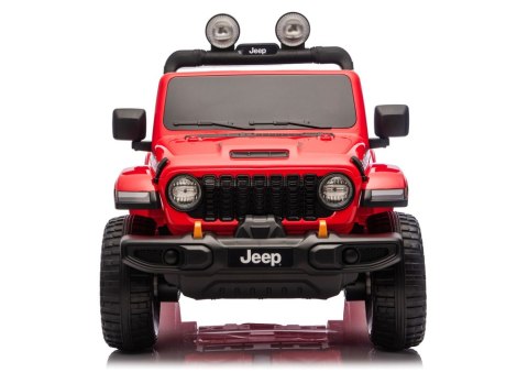 Pojazd Na Akumulator Jeep Rubicon 4x4 DK-JWR556 4x200W 24V Czerwony LEAN CARS