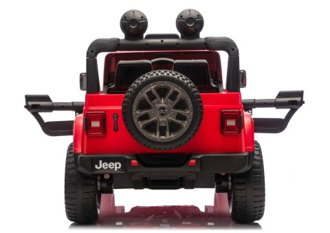 Pojazd Na Akumulator Jeep Rubicon 4x4 DK-JWR556 4x200W 24V Czerwony LEAN CARS