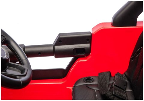 Pojazd Na Akumulator Jeep Rubicon 4x4 DK-JWR556 4x200W 24V Czerwony LEAN CARS