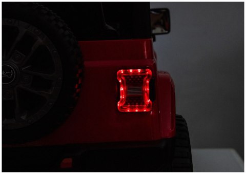 Pojazd Na Akumulator Jeep Rubicon 4x4 DK-JWR556 4x200W 24V Czerwony LEAN CARS